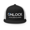 ONLOCK Logo Slogan Trucker Cap - Black / White