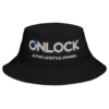 ONLOCK Logo Slogan Bucket Hat - Black