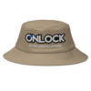ONLOCK Logo Slogan Flexfit Bucket Hat - Khaki