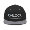 ONLOCK Logo Slogan Snapback Hat - Black / Silver