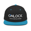 ONLOCK Logo Slogan Snapback Hat - Black / Teal