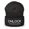 ONLOCK Logo Slogan Cuffed Beanie - Dark Grey