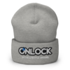 ONLOCK Logo Slogan Cuffed Beanie - Heather Grey