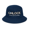 ONLOCK Logo Slogan Denim Bucket Hat - Classic Denim