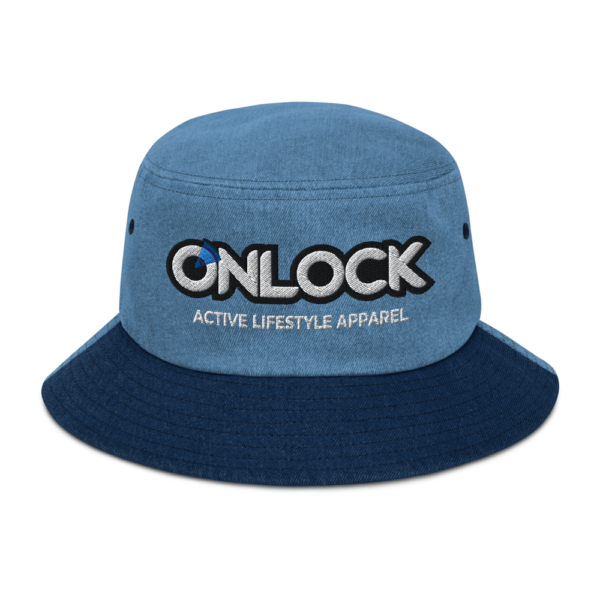 ONLOCK Logo Slogan Denim Bucket Hat - Classic / Light Denim
