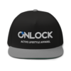 ONLOCK Logo Slogan Flat Bill Cap - Black / Grey