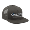 ONLOCK Logo Slogan Mesh Back Snapback - Charcoal Gray