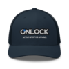ONLOCK Logo Slogan Retro Trucker Cap - Navy