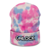 ONLOCK Logo Slogan Tie-dye Beanie - Cotton Candy