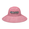 ONLOCK Logo Slogan Wide Brim Bucket Hat - Pink