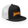 ONLOCK Yellow Red Flames Gnar Trucker Cap - Black / White