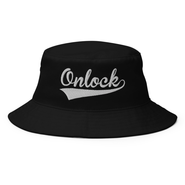 ONLOCK Team Player White Bucket Hat - Black
