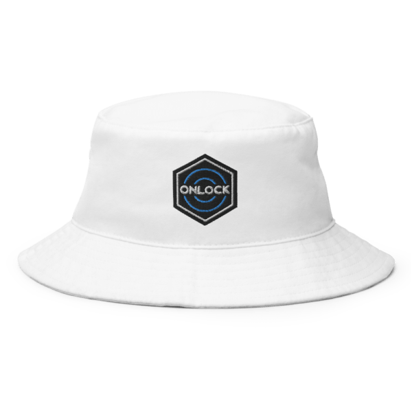 ONLOCK Hex Brand Dark Bucket Hat - White