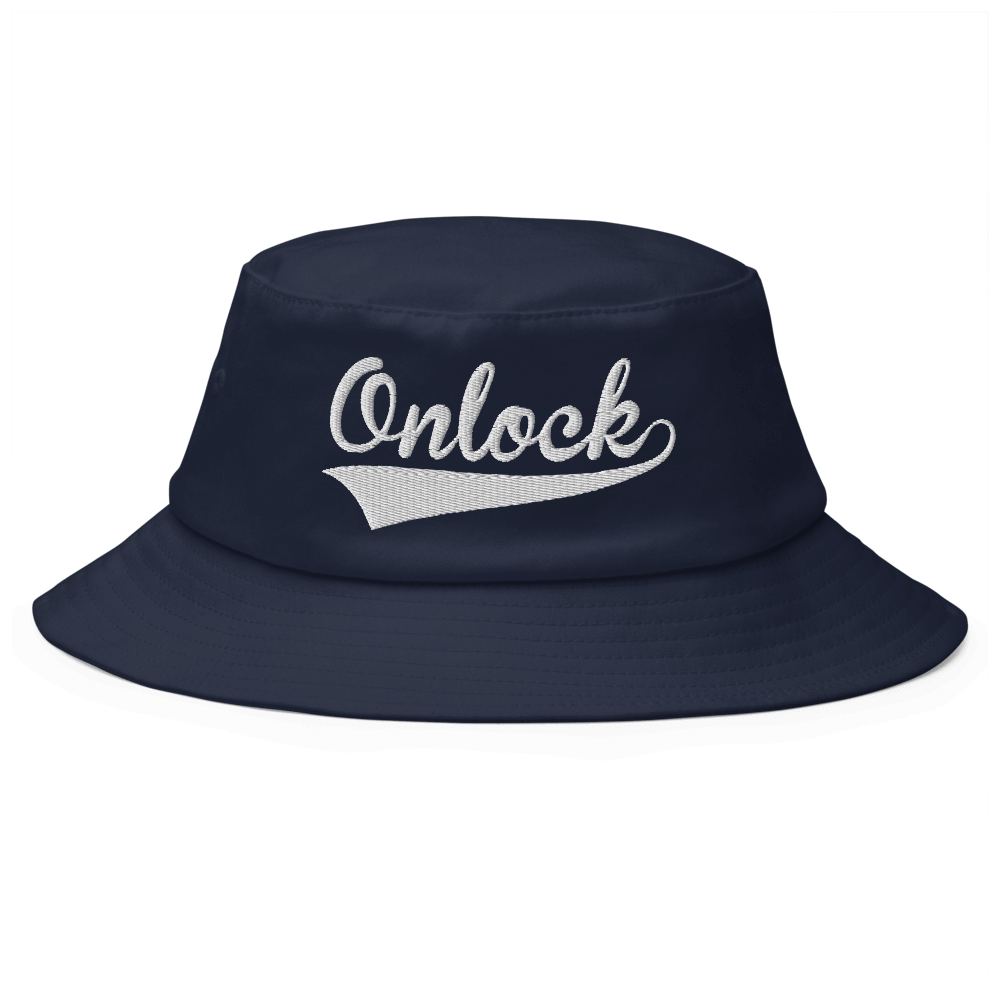 ONLOCK Team Player White Flexfit Bucket Hat - ONLOCK