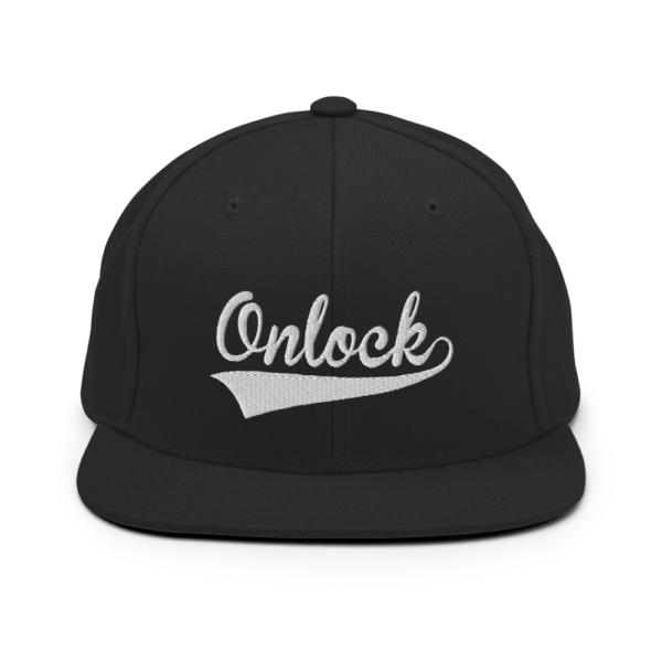 ONLOCK Team Player White Snapback - Black