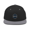ONLOCK Hex Brand Dark Snapback Hat - Black / Silver