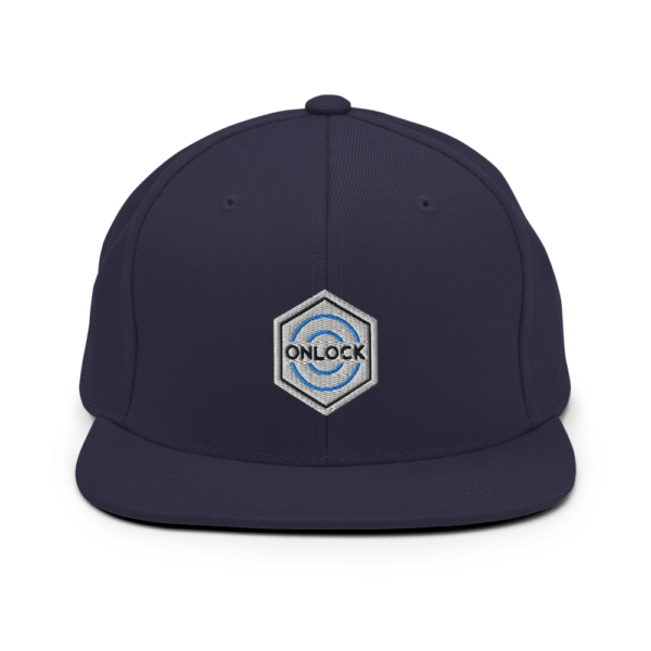 ONLOCK Hex Brand Light Snapback Hat - Navy