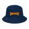 ONLOCK Yellow Red Flames Gnar Denim Bucket Hat - Classic Denim