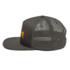 ONLOCK Yellow Red Flames Gnar Mesh Back Snapback - Charcoal Gray