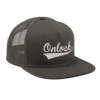 ONLOCK Team Player White Mesh Back Snapback - Charcoal Gray