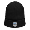 ONLOCK Hex Brand Light Organic Ribbed Beanie - Black