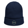 ONLOCK Hex Brand Dark Organic Ribbed Beanie - Oxford Navy