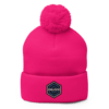 ONLOCK Hex Brand Dark Pom-Pom Knit Cap - Neon Pink
