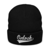 ONLOCK Team Player White Recycled Cuffed Beanie - Black