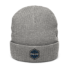 ONLOCK Hex Brand Dark Recycled Cuffed Beanie - Light Grey Melange