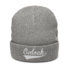 ONLOCK Team Player White Recycled Cuffed Beanie - Light Grey Melange