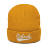 ONLOCK Team Player White Recycled Cuffed Beanie - Mustard