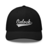 ONLOCK Team Player White Retro Trucker Cap - Black