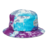 ONLOCK Hex Brand Light Tie-dye Bucket Hat - Purple / Turquoise
