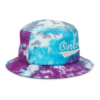 ONLOCK Team Player White Tie-dye Bucket Hat - Purple / Turquoise