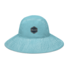 ONLOCK Hex Brand Dark Wide Brim Bucket Hat - Caribbean Blue