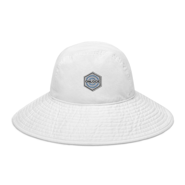 ONLOCK Hex Brand Light Wide Brim Bucket Hat - White