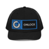 ONLOCK Blue Rectangle Trucker Cap Front