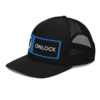 ONLOCK Blue Rectangle Trucker Cap Left Front