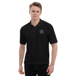 ONLOCK Men's Premium Polo Corp Brand Black