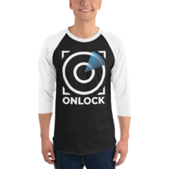 ONLOCK Men's 3/4 Sleeve Raglan Shirt